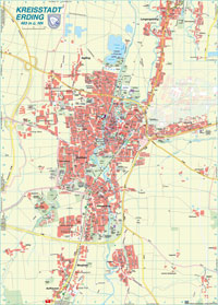 Stadtplan von Erding als PDF Dokument
