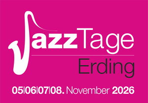 Logo der Jazz Tage Erding mit Datumszeile 2026