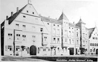 Altes Bild von der Gaststätte Erdinger Weissbräu