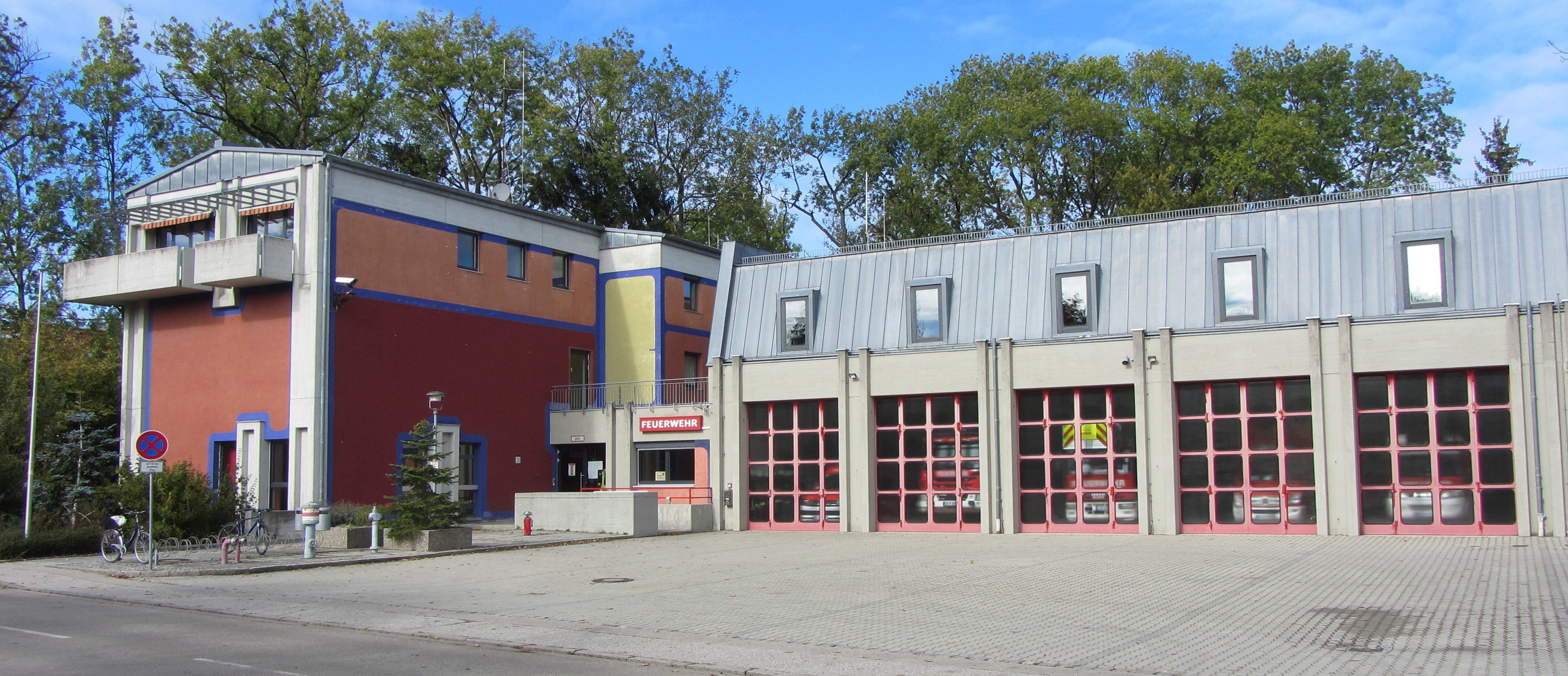 Erdinger Feuerwehrhaus in der Lebzelterstraße