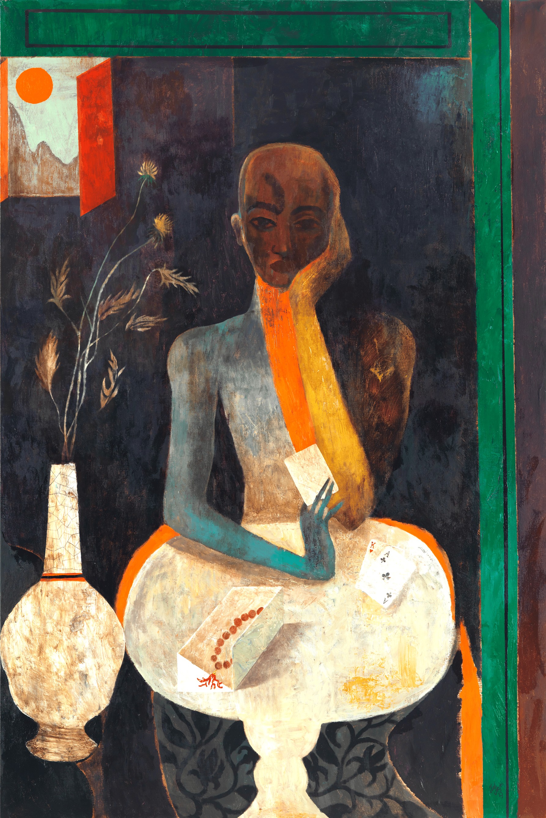 Das Gemälde "The Fortune Teller" von Olaf Hajek